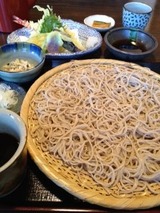 のりくら 天ざる大盛 1400円