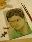 食べながら板さん描いてみた