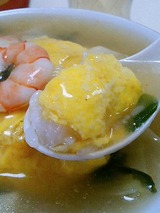 小楼嬉 天津飯(500円)