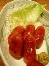 京都イベリコ屋 カクテルウィンナー(680円)