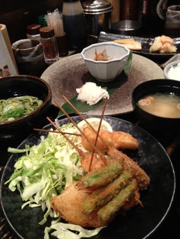 中村屋 串カツ御膳 780円