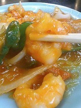 獅子林 エビチリ 750円