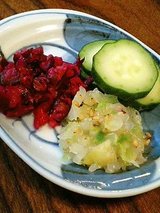 平宗 漬物盛り合わせ(840円)