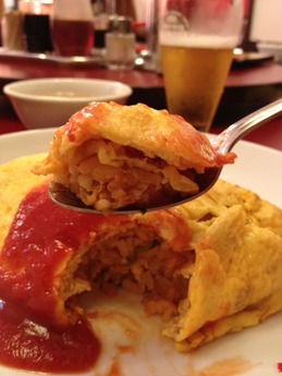 紅宝石 ランチ オムライス