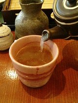 蕎麦湯