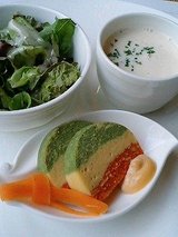 大阪全日空ホテル カフェ・イン・ザ・パーク サラダ、スープ、前菜