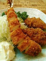 ミックスフライ(ヒレかつ&エビフライ)1050円