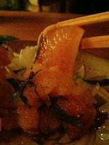 月うさぎ 地鶏のタタキ