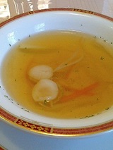 貝柱のコンソメスープ