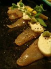 地鶏とクリームチーズのブラックペッパー添え