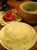 ごえ門 ご飯とキムチ