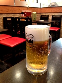 西安刀削麺 ビール