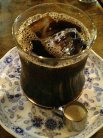 皿つきアイスコーヒー