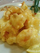 生汁明虾(車エビのマヨネーズ和え)1365円