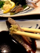 博多一番どり八代くたみや 秋刀魚刺身