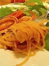 マガジーノ 塩トマトのスパゲティ(1400円)