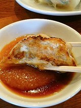 味噌ダレでいただきます。