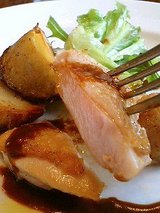 ピエーノ ディ ソーレ 熟鶏のグリル(ココアのソース)
