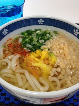 楽 かきあげうどん