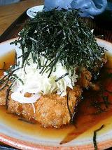 鹿児島豚お肉厚切りお茶かつ膳(150g)1050円