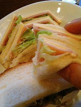 カルチェラタン ハムチーズレタスサンド