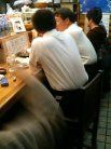 停主 カウンター席