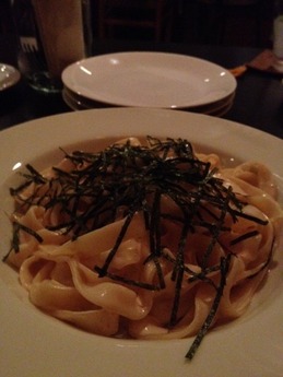 mscoco 明太子パスタ