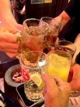 津駅前横丁倶楽部 乾杯