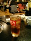 新世界もつ鍋屋京都店 ウーロン茶