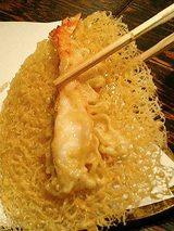 B面には海老が張り付いてます。