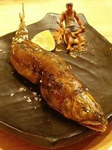 天然鮎塩焼き