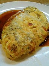 らんなー ミンチときのこオムレツ(500円)
