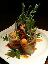 神戸イベリコ屋 イベリコ豚の生春巻(980円)