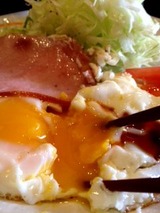 ちゃぶぜん ハムエッグ定食 480円