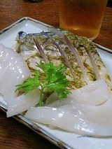千畳 しめ鯖とイカ刺身