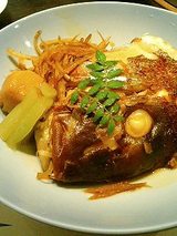 竹善 鯛あら煮(1260円)