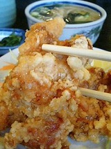 土岐 唐揚げ定食 850円