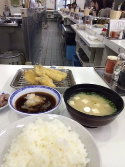 ひらお 天ぷら定食