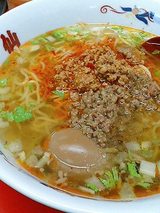 担仔麺 (台湾ミンチと辛いミンチ入)650円