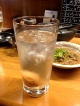 ほっこり屋 焼酎水割り梅