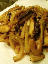 アワビのオイスターソース炒め(4400円)
