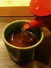 今日亭 そば湯