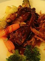 豚すね肉の煮込み バルサミコ風味