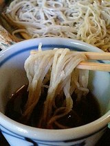細切りの十割そば!