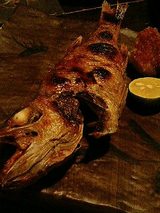 のどくろの塩焼き(1500円)