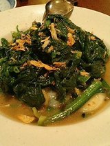 チャイナビストロ常村 ちぢみほうれん草の炒め(700円)