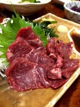 赤たぬき 馬刺し