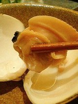 流ちょう ハマグリの酒蒸し(800円)