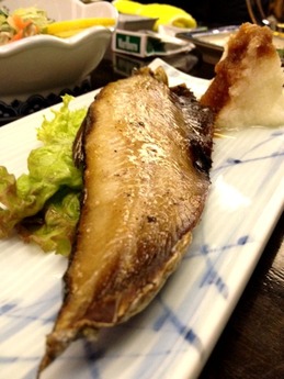 黒百合 岩魚塩焼