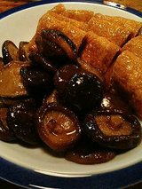椎茸と揚げ炊いたん